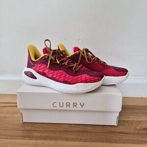 Under Armour Curry 11 Bruce Lee Fire (GS), wore 2x, 95% New!